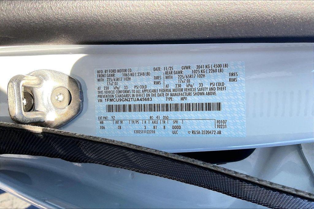 new 2026 Ford Escape car, priced at $28,397