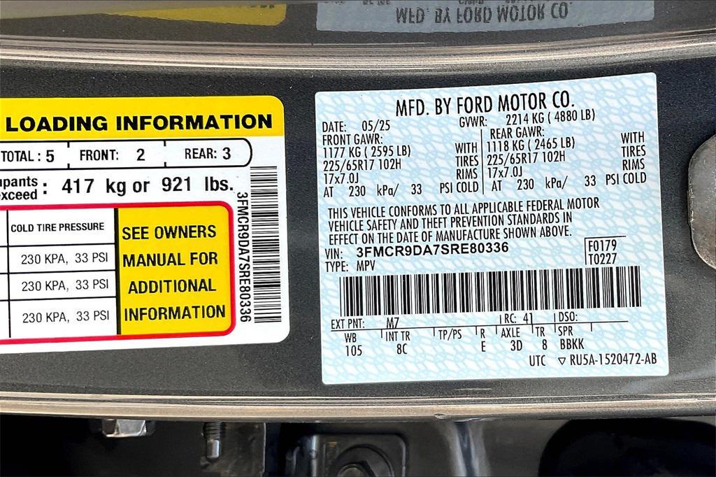 new 2025 Ford Bronco Sport car, priced at $38,375