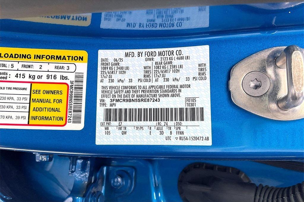 new 2025 Ford Bronco Sport car, priced at $32,686