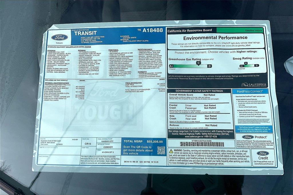 new 2026 Ford Transit-250 car, priced at $51,071