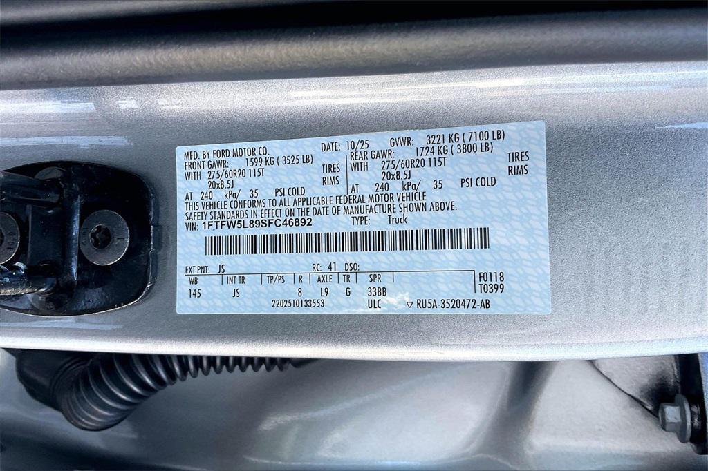 new 2025 Ford F-150 car, priced at $71,508