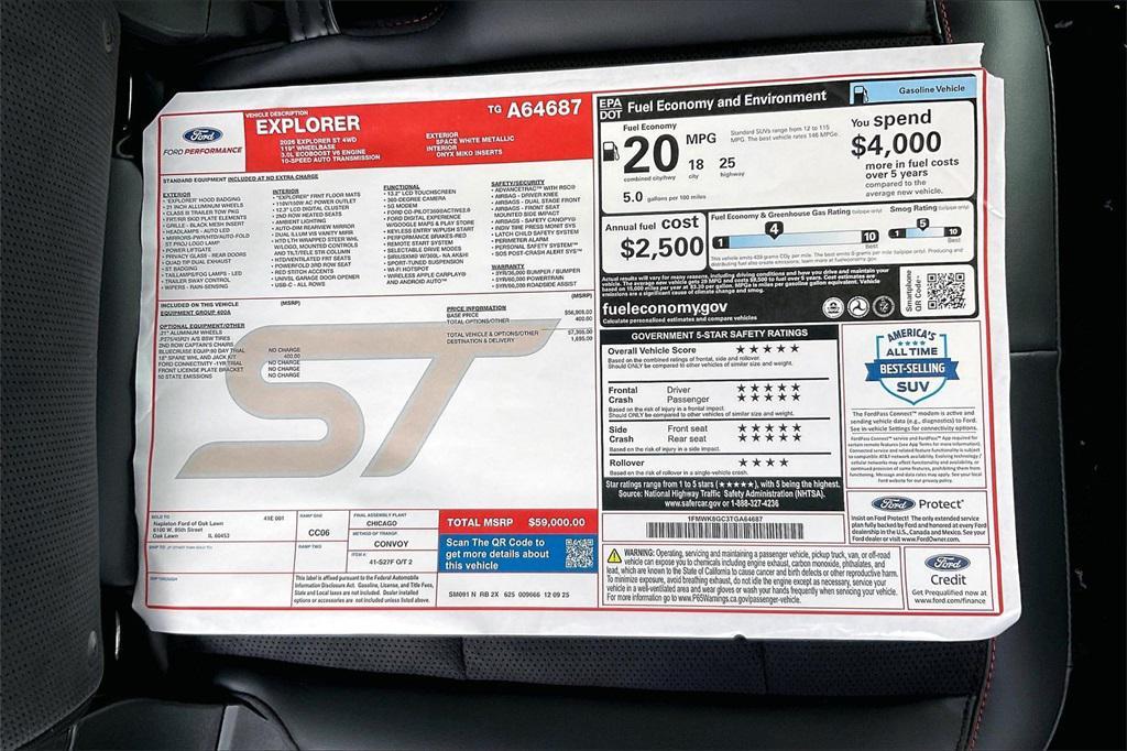 new 2026 Ford Explorer car, priced at $54,234