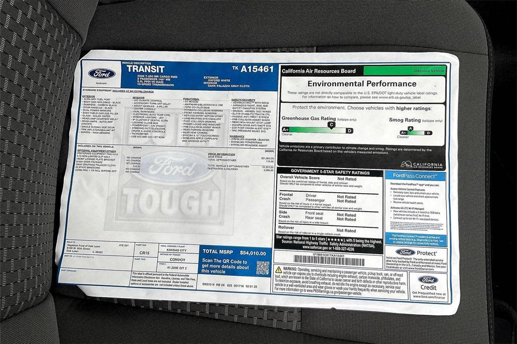 new 2026 Ford Transit-250 car, priced at $50,014
