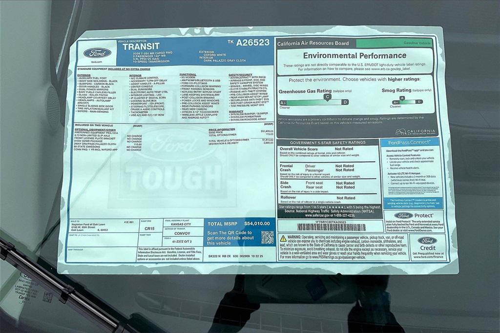 new 2026 Ford Transit-250 car, priced at $50,006