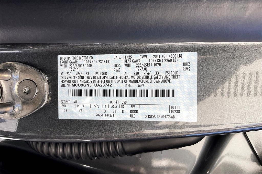 new 2026 Ford Escape car, priced at $33,245