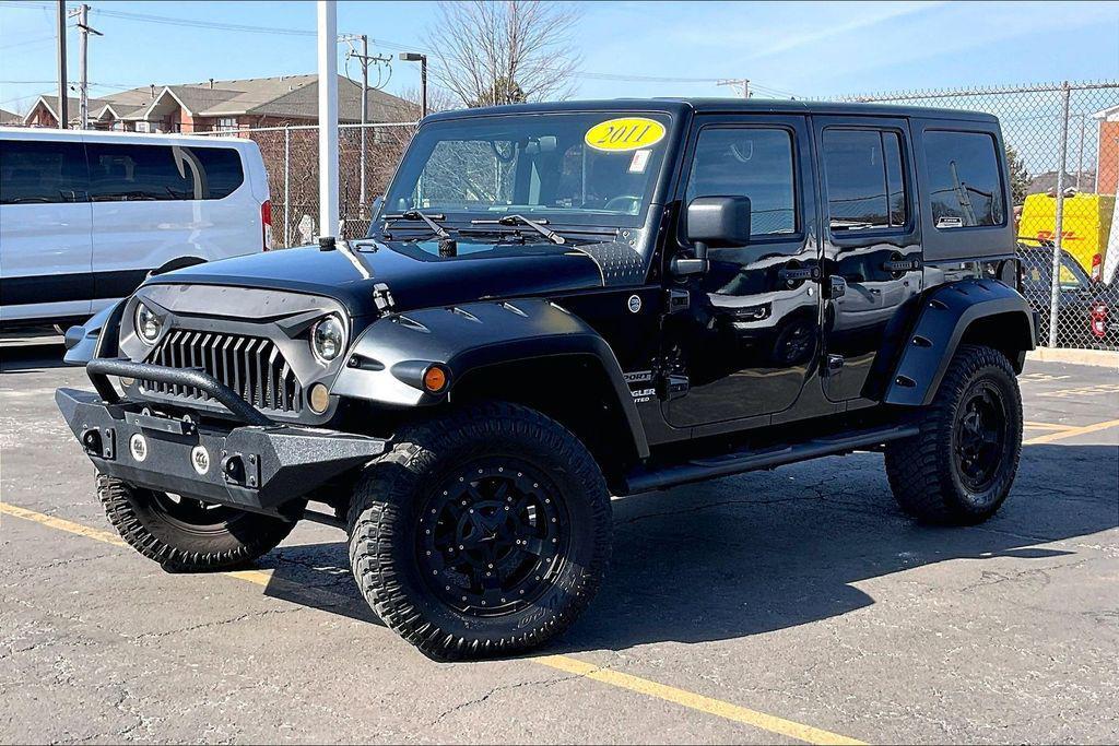used 2011 Jeep Wrangler Unlimited car, priced at $10,995