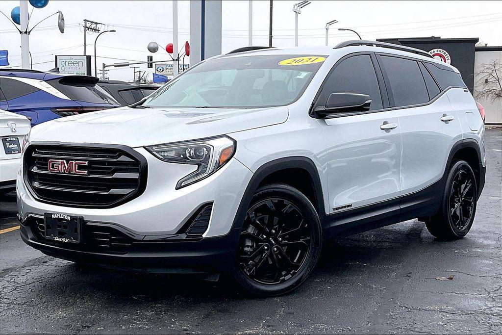 used 2021 GMC Terrain car, priced at $19,330