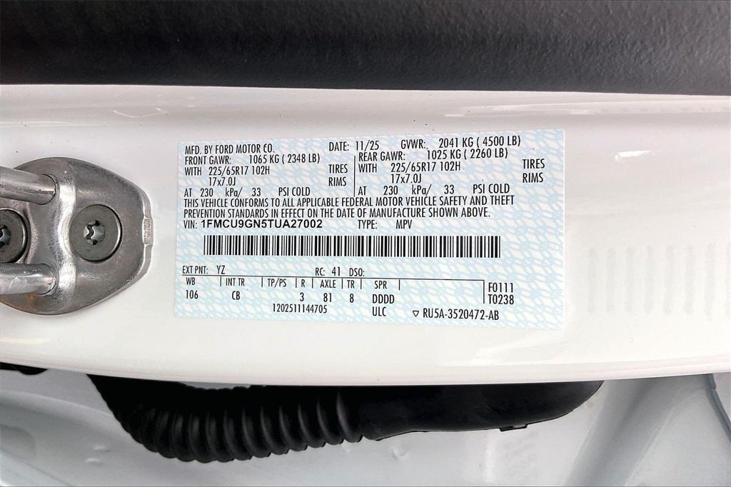 new 2026 Ford Escape car, priced at $28,481