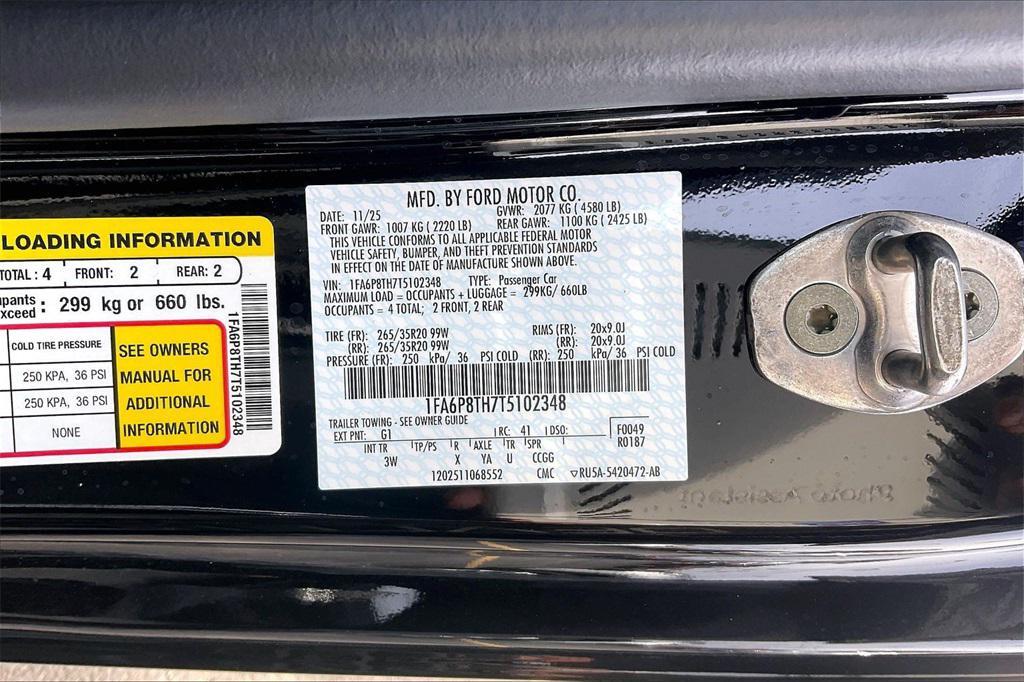 new 2026 Ford Mustang car, priced at $42,015