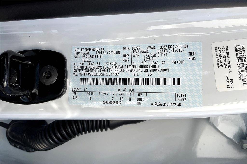 new 2025 Ford F-150 car, priced at $56,418