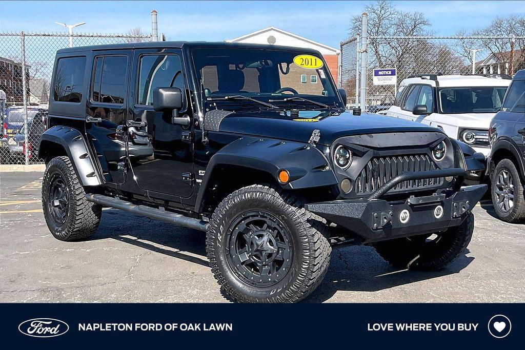 used 2011 Jeep Wrangler Unlimited car, priced at $11,765