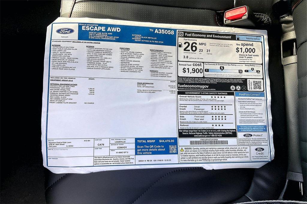 new 2026 Ford Escape car, priced at $37,466