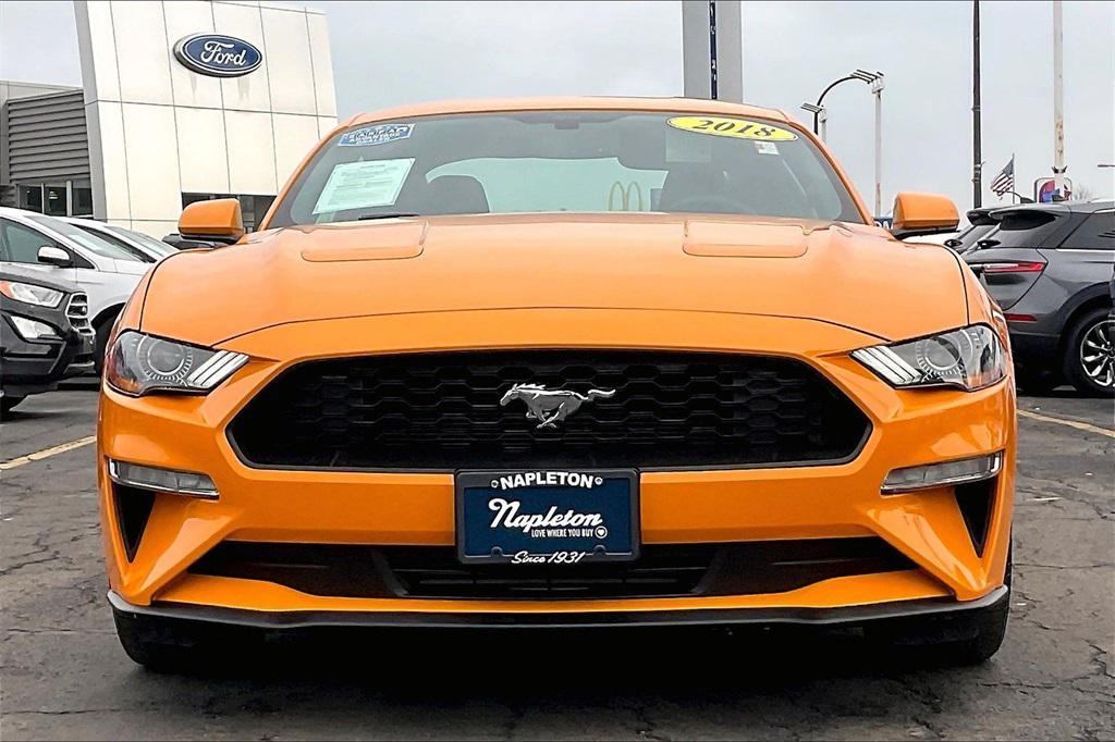 used 2018 Ford Mustang car, priced at $19,985