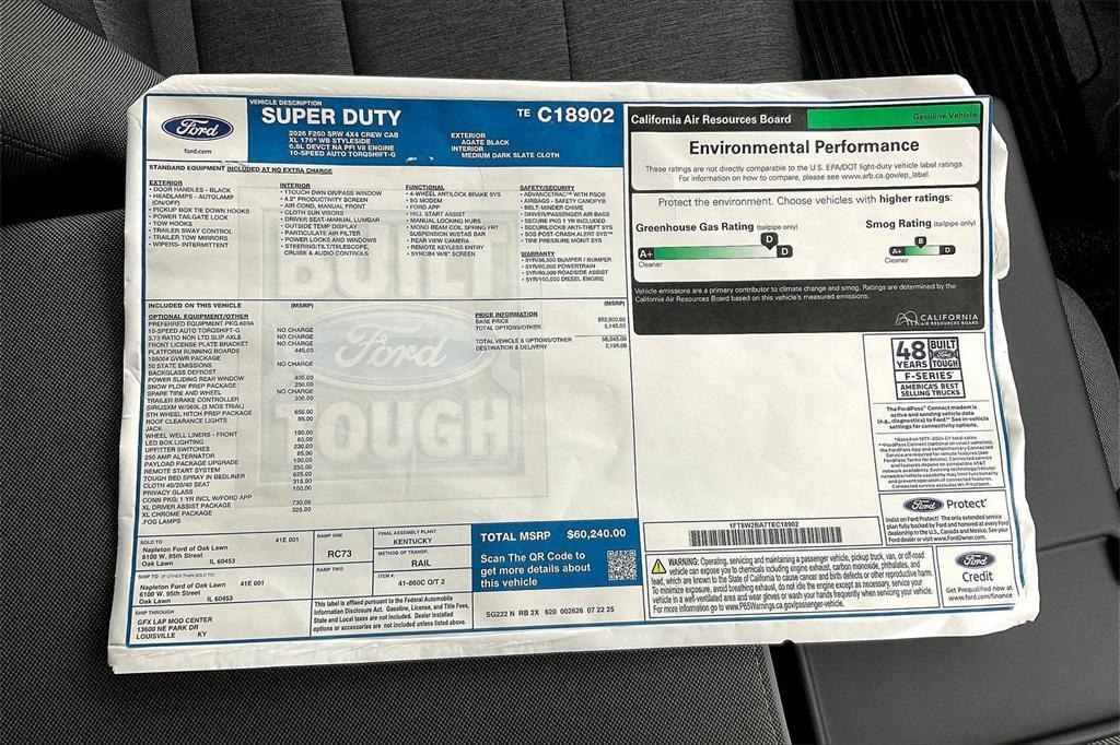 new 2026 Ford F-250 car, priced at $56,249