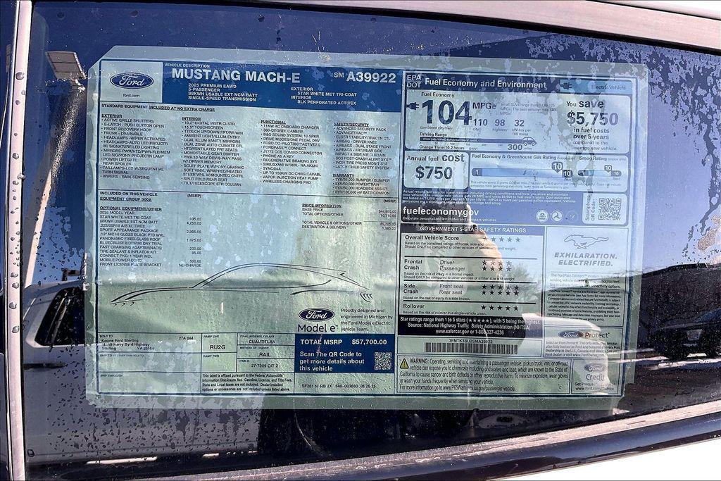 new 2025 Ford Mustang Mach-E car, priced at $50,795