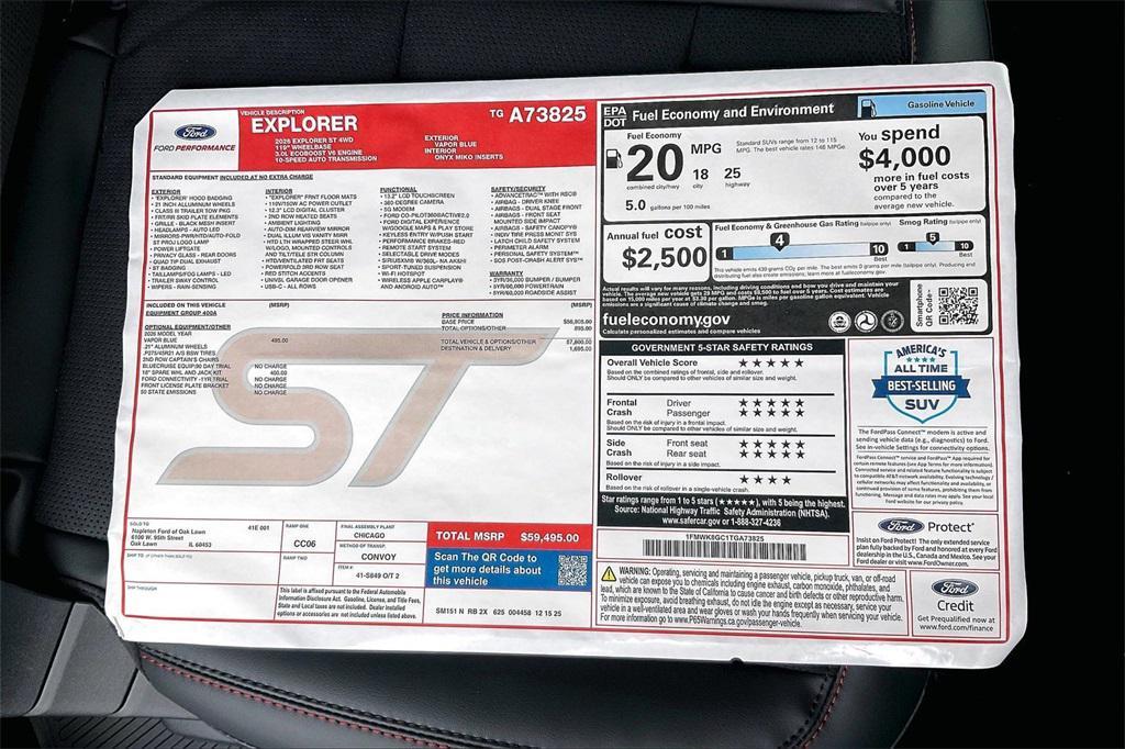 new 2026 Ford Explorer car, priced at $54,690