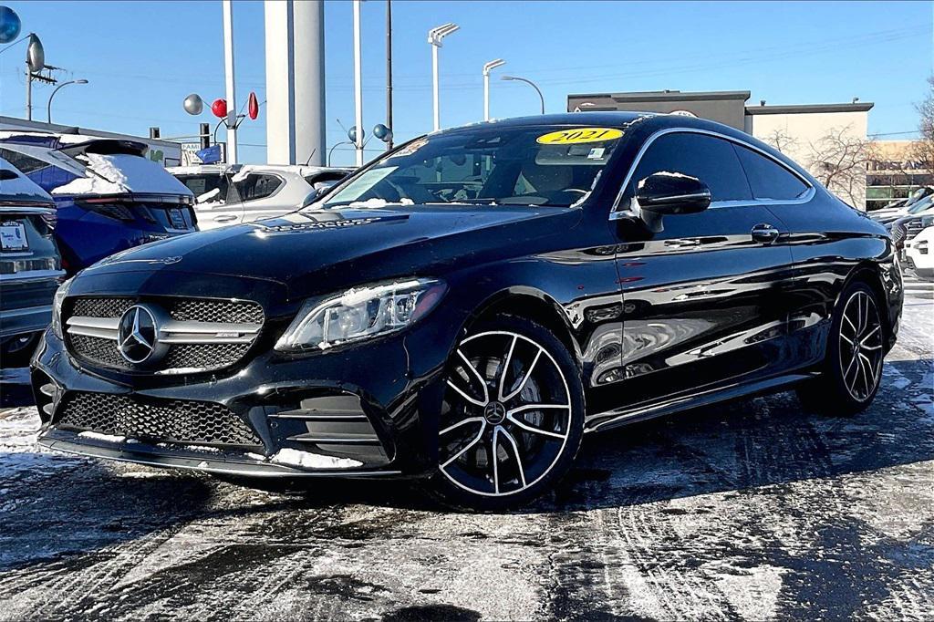 used 2021 Mercedes-Benz AMG C 43 car, priced at $39,985