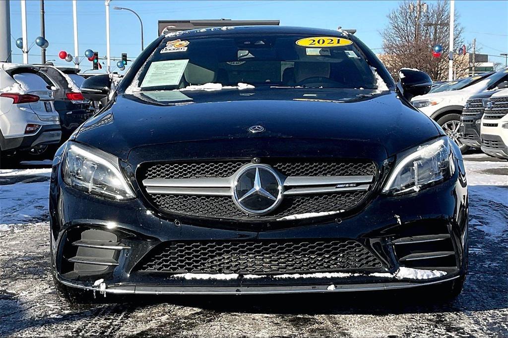 used 2021 Mercedes-Benz AMG C 43 car, priced at $39,985