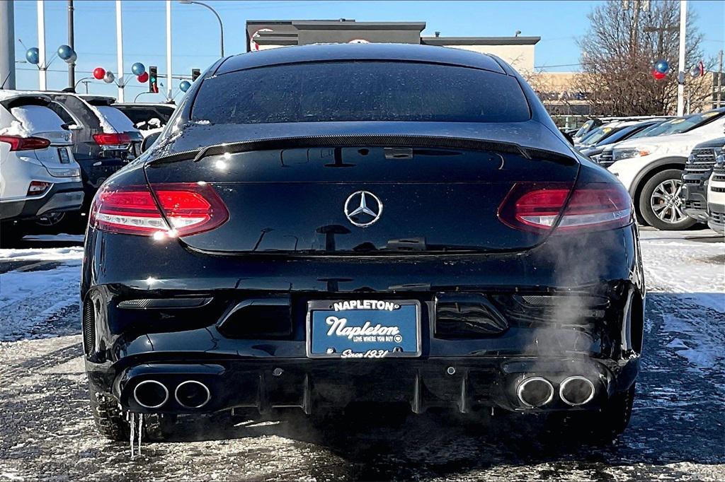 used 2021 Mercedes-Benz AMG C 43 car, priced at $39,985