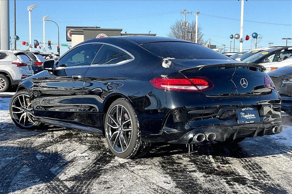 used 2021 Mercedes-Benz AMG C 43 car, priced at $39,985