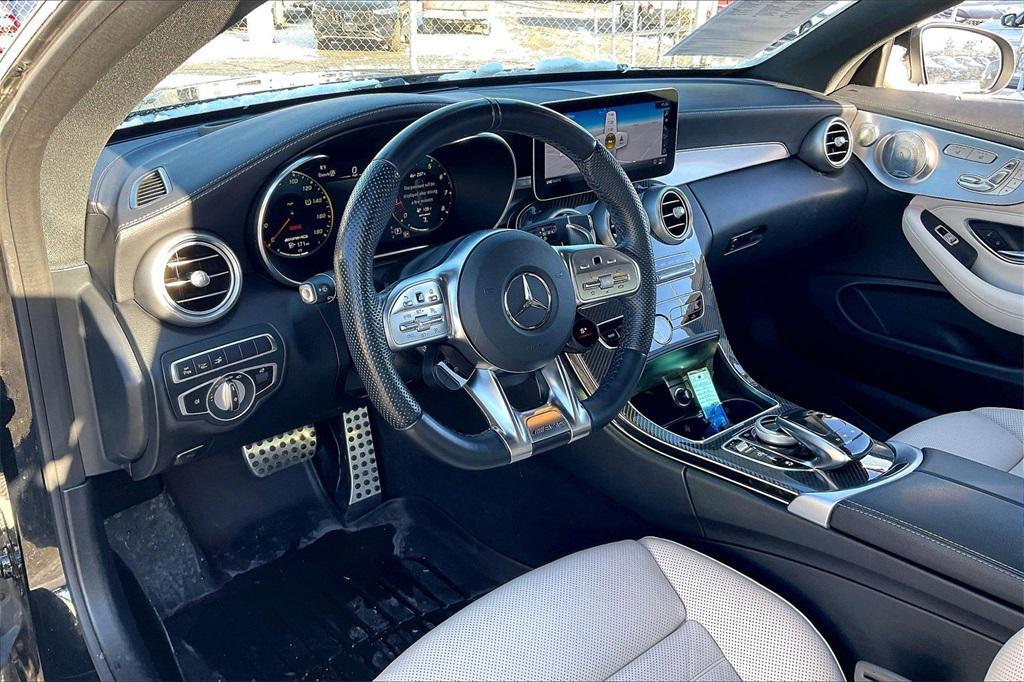 used 2021 Mercedes-Benz AMG C 43 car, priced at $39,985