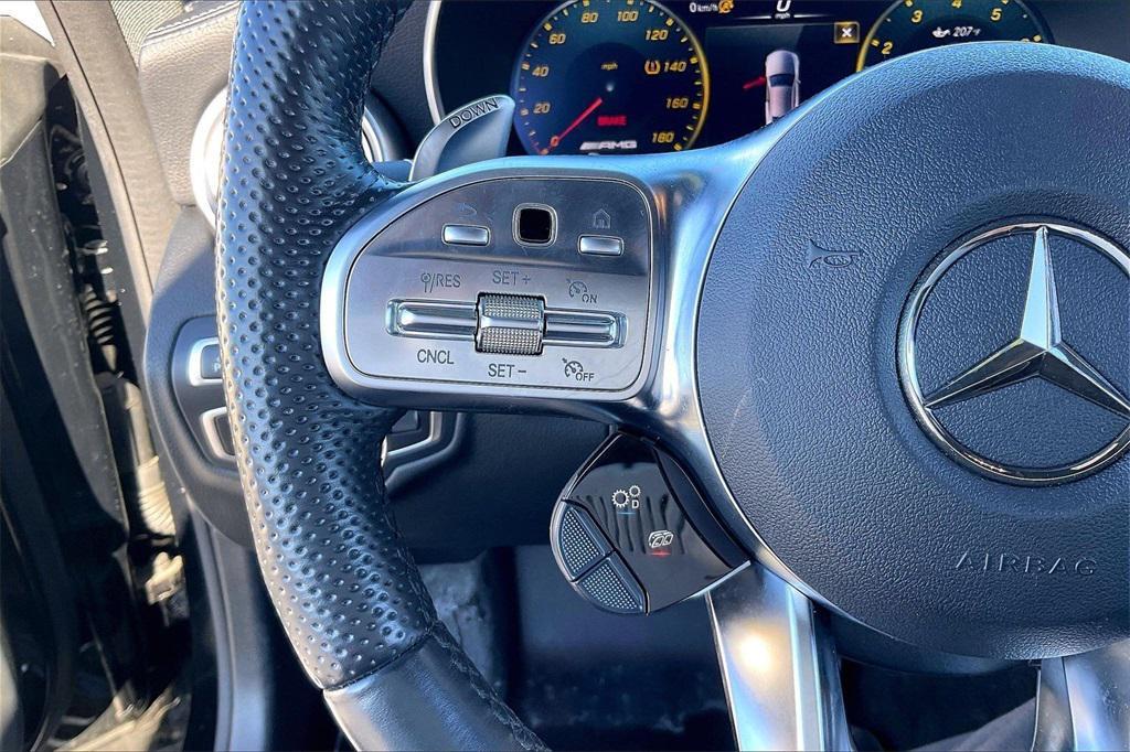used 2021 Mercedes-Benz AMG C 43 car, priced at $39,985