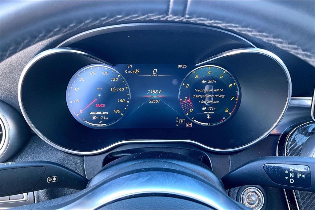 used 2021 Mercedes-Benz AMG C 43 car, priced at $39,985