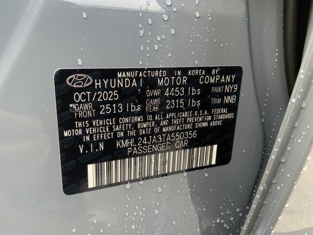 new 2026 Hyundai Sonata car, priced at $29,095