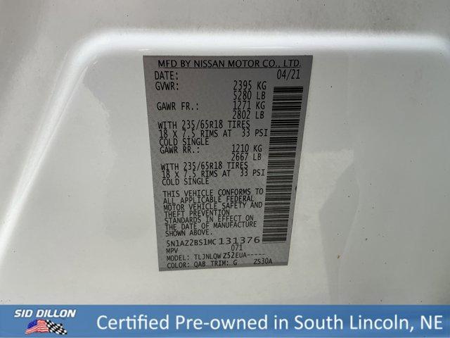 used 2021 Nissan Murano car, priced at $15,692