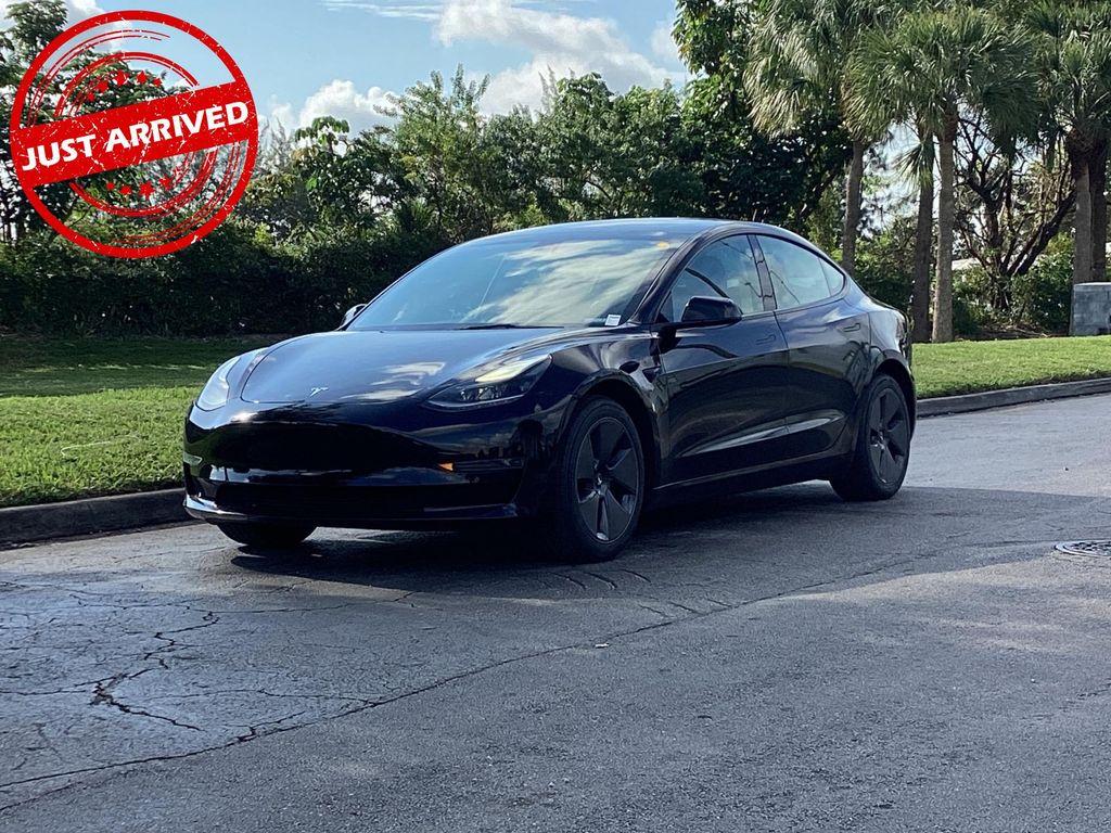 used 2023 Tesla Model 3 car, priced at $23,499