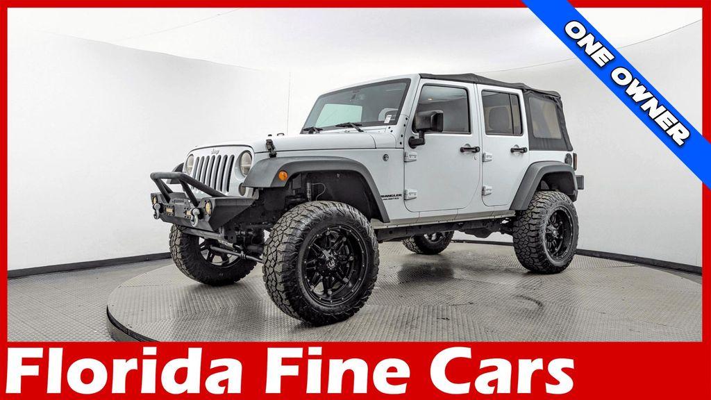 used 2017 Jeep Wrangler Unlimited car, priced at $15,299