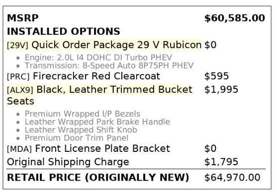 used 2023 Jeep Wrangler 4xe car, priced at $22,299