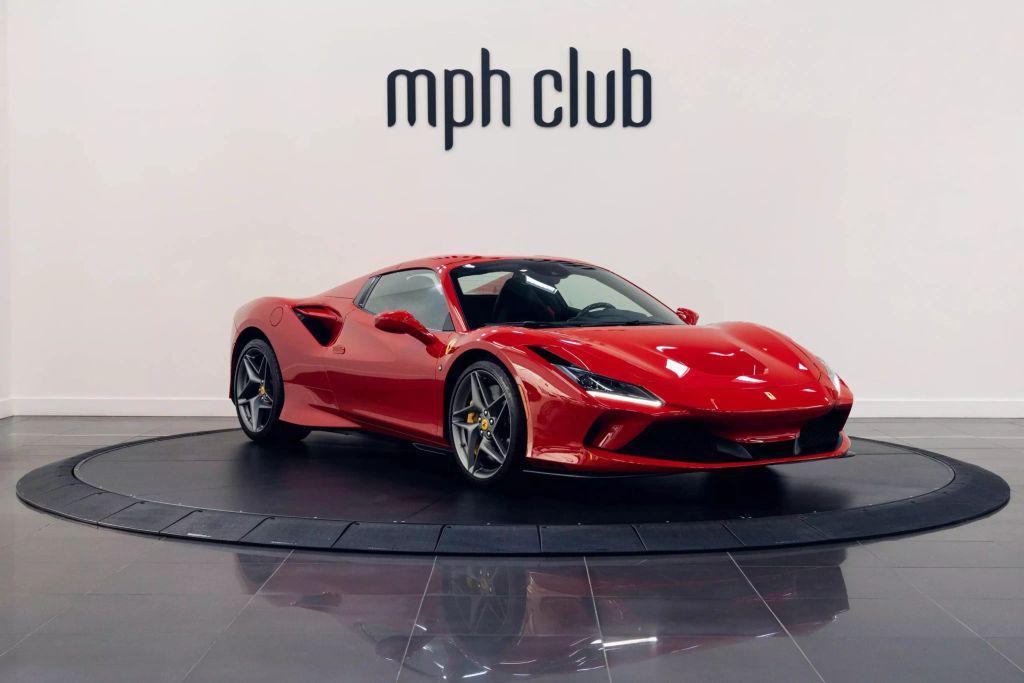 used 2021 Ferrari F8 Spider car, priced at $359,000