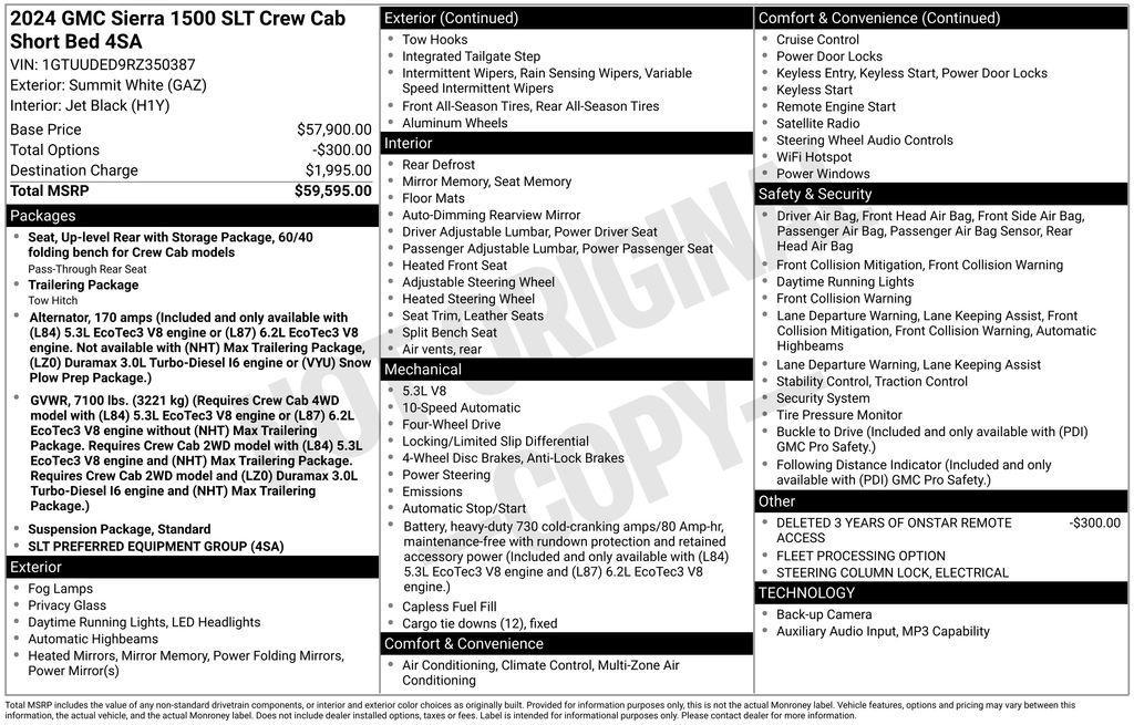 used 2024 GMC Sierra 1500 car, priced at $40,245