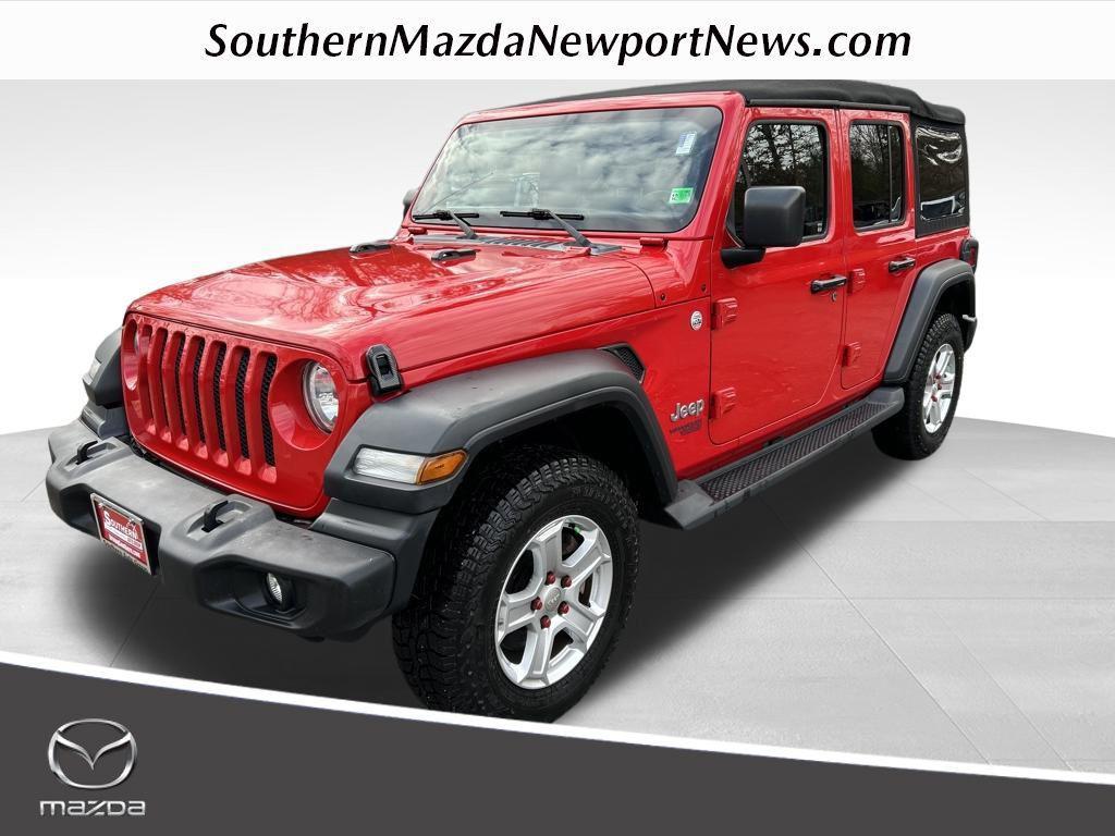 used 2018 Jeep Wrangler Unlimited car, priced at $19,899