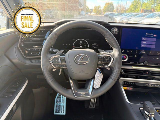 new 2026 Lexus TX 500h car, priced at $72,257