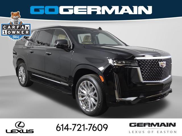 used 2023 Cadillac Escalade ESV car, priced at $74,021