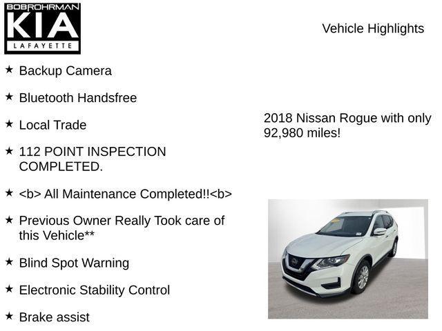 used 2018 Nissan Rogue car, priced at $12,489