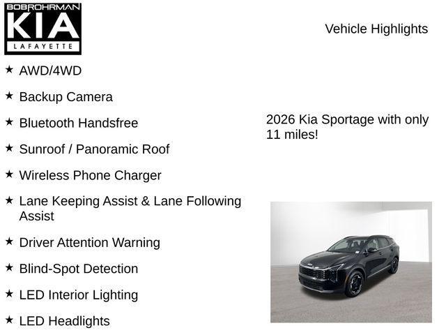 new 2026 Kia Sportage Hybrid car, priced at $34,799