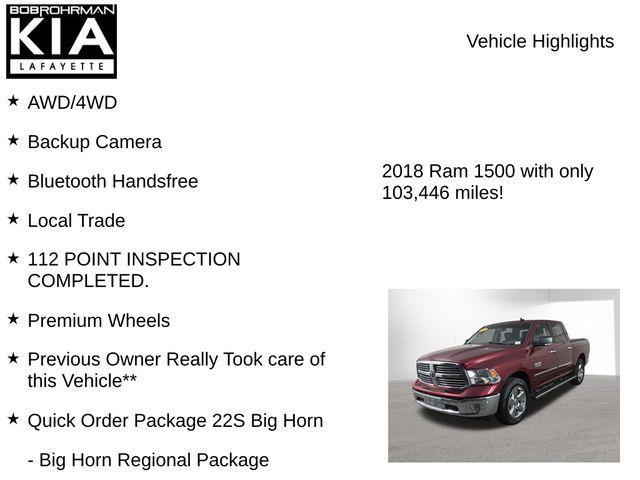 used 2018 Ram 1500 car, priced at $18,995