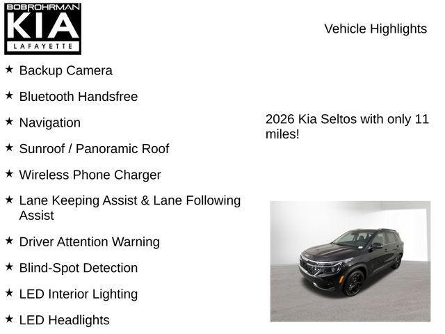 new 2026 Kia Seltos car, priced at $27,836