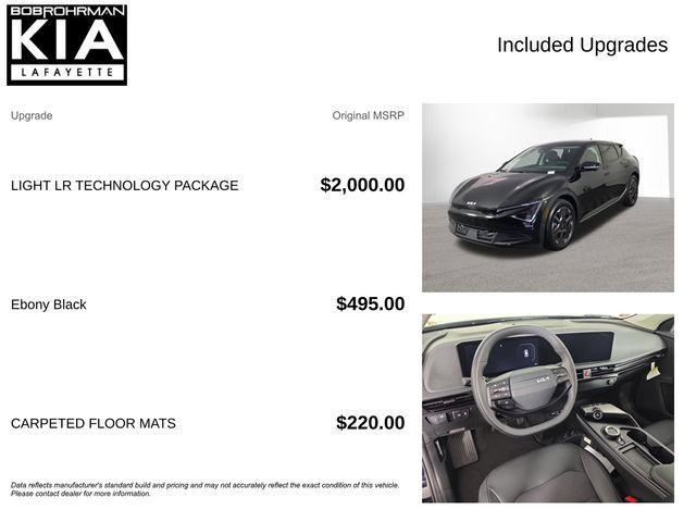 new 2025 Kia EV6 car, priced at $42,875