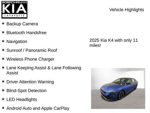new 2025 Kia K4 car, priced at $24,753