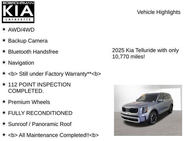 used 2025 Kia Telluride car, priced at $39,819