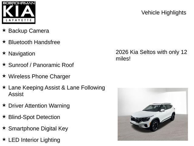 new 2026 Kia Seltos car, priced at $31,664