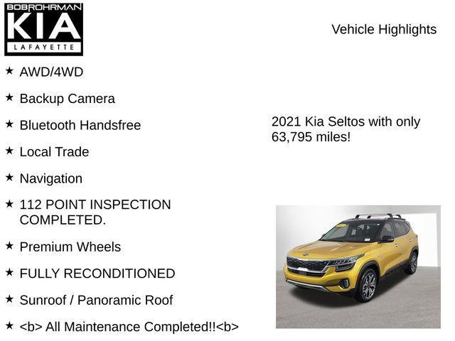 used 2021 Kia Seltos car, priced at $18,290