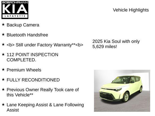used 2025 Kia Soul car, priced at $21,679