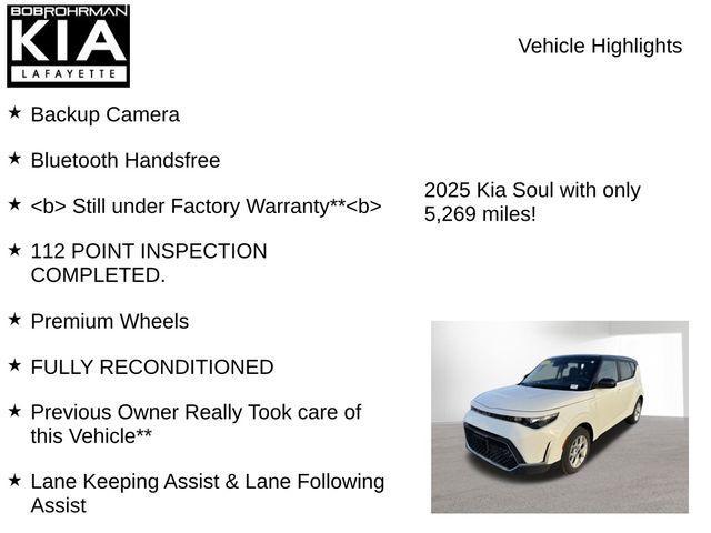 used 2025 Kia Soul car, priced at $22,362