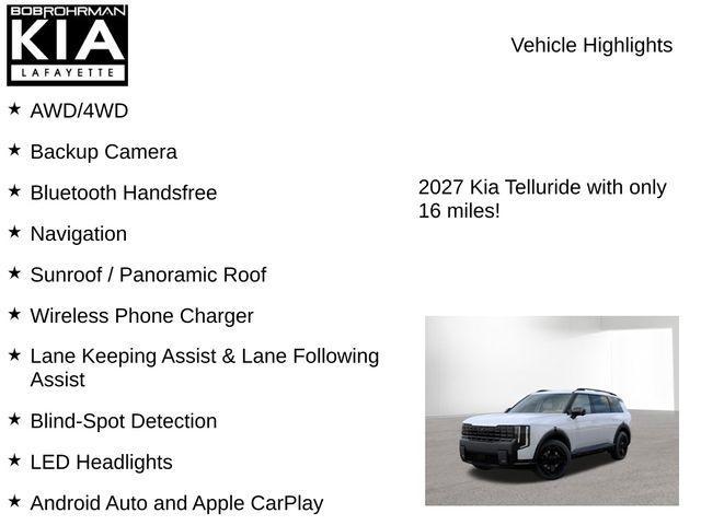 new 2027 Kia Telluride car, priced at $53,705