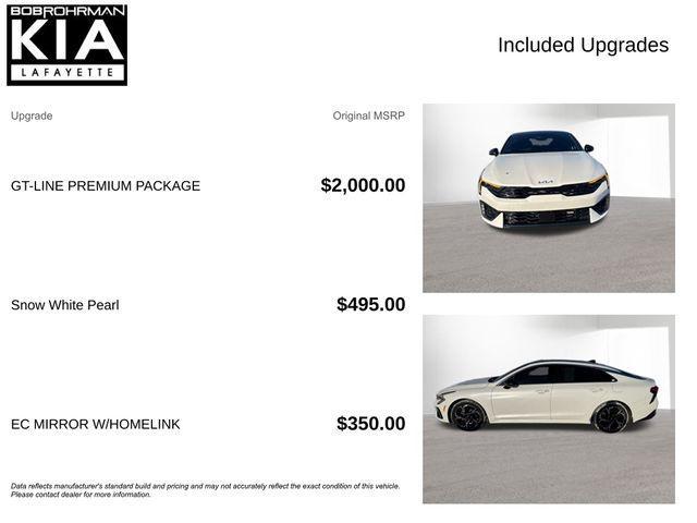 used 2025 Kia K5 car, priced at $28,261